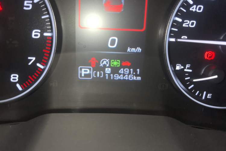 Used Subaru Outback 2021 2.5i Flagship Edition EyeSight Odometer Close Up