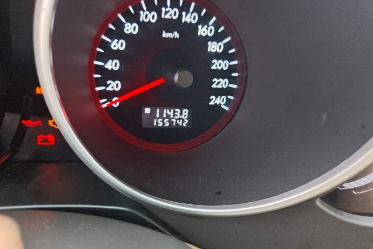 Used Subaru Tribeca 2011 3.6 7-Seater Standard Edition Odometer Close Up