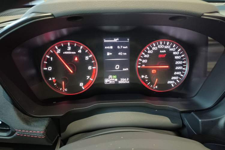 Used Subaru WRX 2025 2.4T CVT Wagon tS EyeSight Instrument Cluster