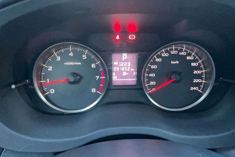 Used Subaru XV 2012 2.0i Elite Edition Odometer Close Up