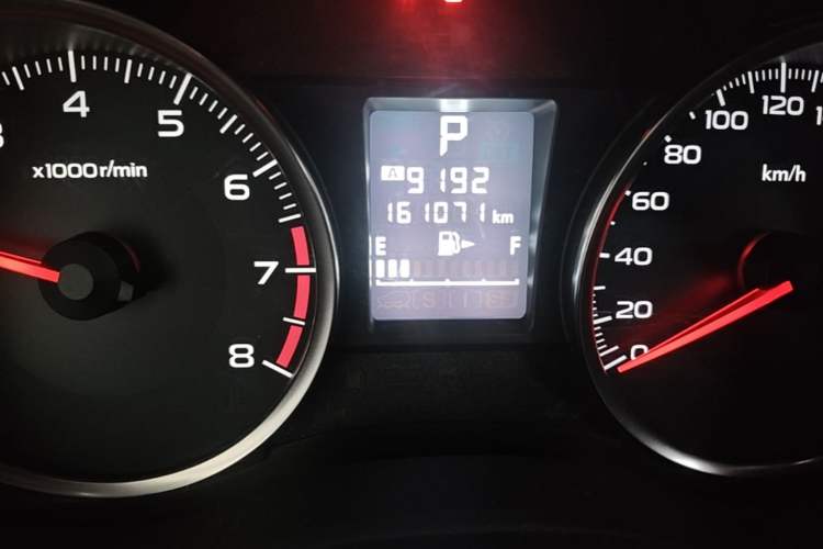 Used Subaru XV 2012 2.0i Comfort Edition Odometer Close Up