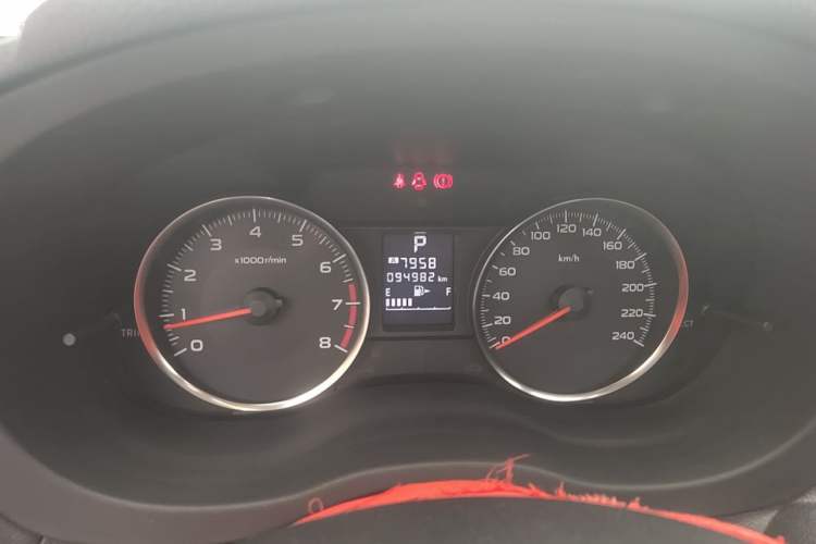 Used Subaru XV 2012 2.0i Comfort Edition Odometer Close Up