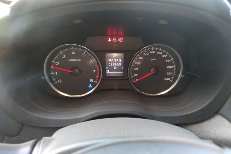 Used Subaru XV 2012 2.0i Comfort Edition Odometer Close Up