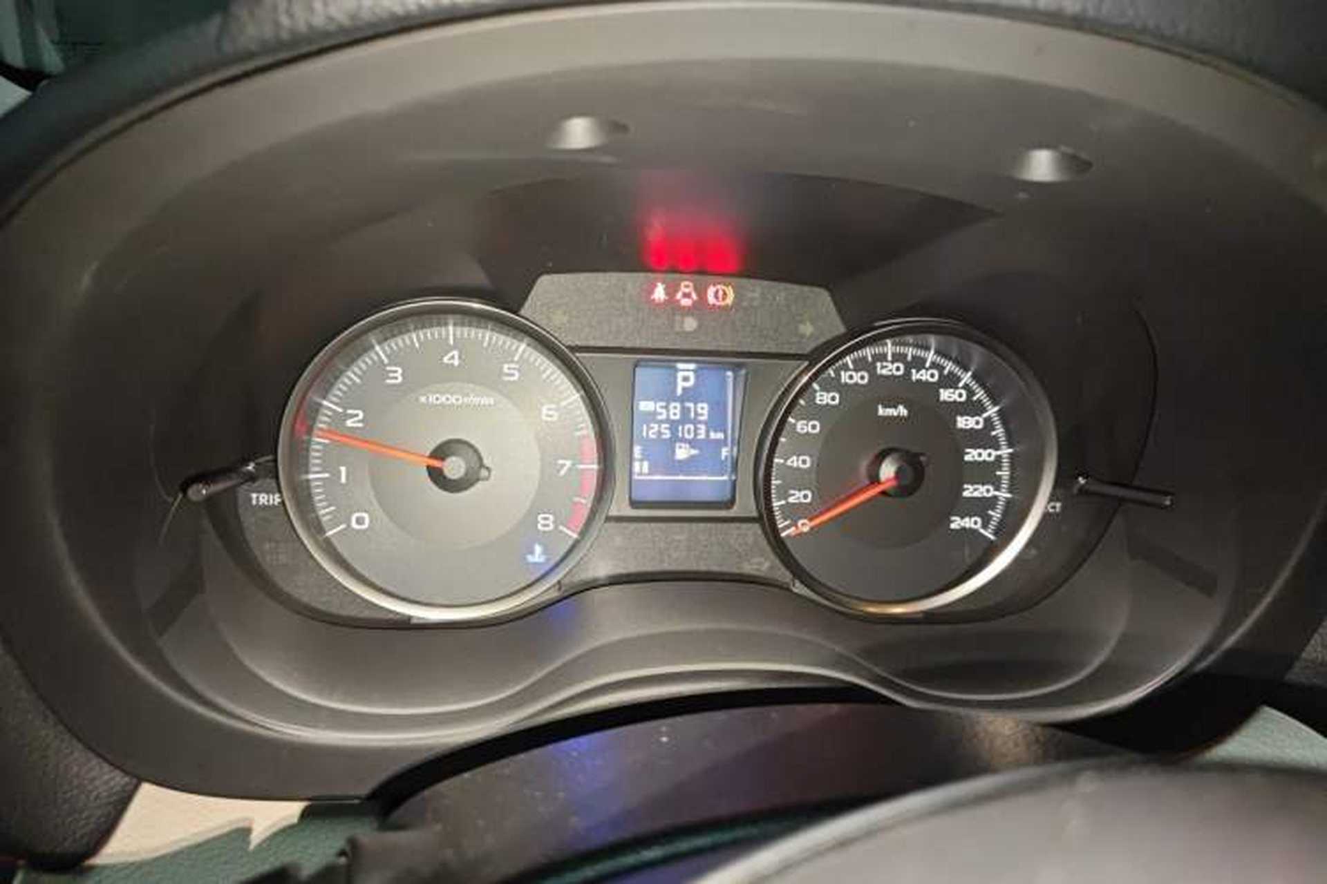 Used Subaru XV 2012 2.0i Elite Navigation Edition Odometer Close Up