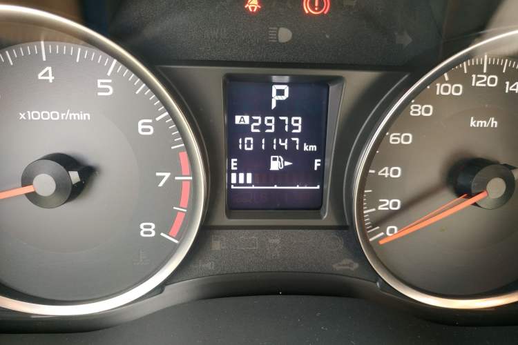 Used Subaru XV 2012 2.0i Elite Edition Odometer Close Up