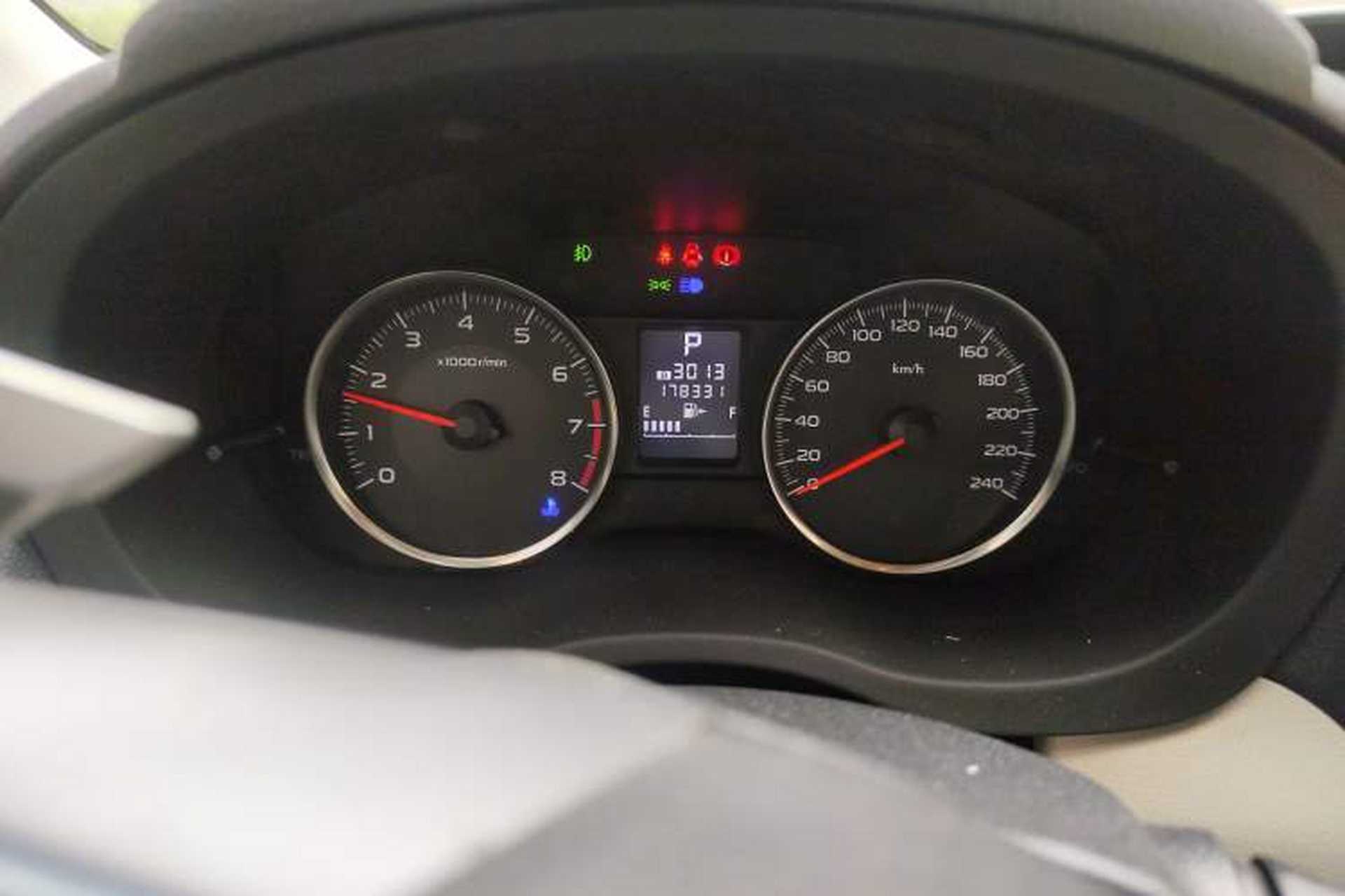 Used Subaru XV 2012 2.0i Elite Edition Odometer Close Up