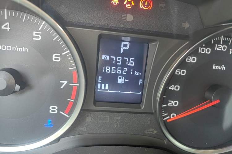Used Subaru XV 2012 2.0i Luxury Edition Odometer Close Up