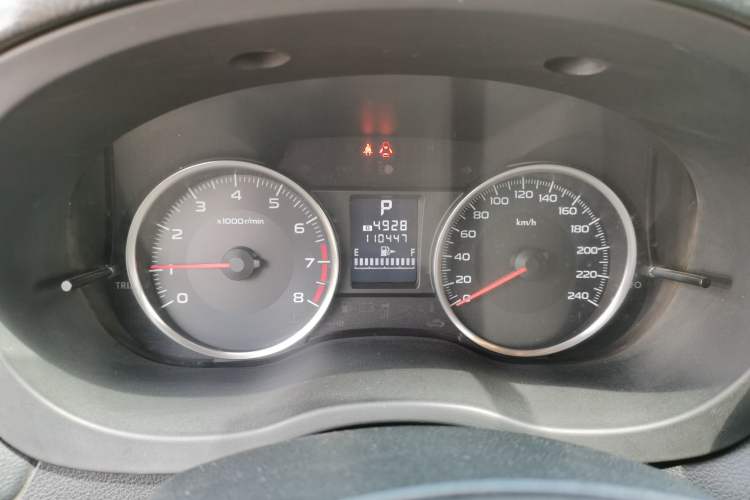 Used Subaru XV 2012 2.0i Luxury Navigation Edition Odometer Close Up