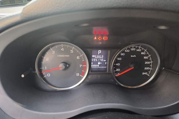 Used Subaru XV 2012 2.0i Luxury Navigation Edition Odometer Close Up