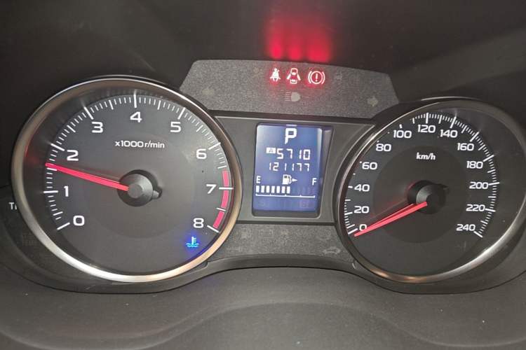 Used Subaru XV 2012 2.0i Luxury Edition Odometer Close Up