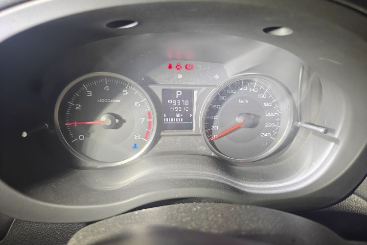 Used Subaru XV 2012 2.0i Luxury Edition Odometer Close Up