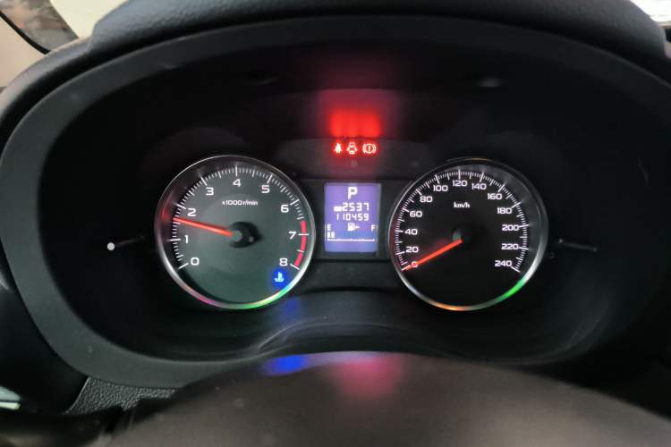 Used Subaru XV 2012 2.0i Elite Edition Odometer Close Up