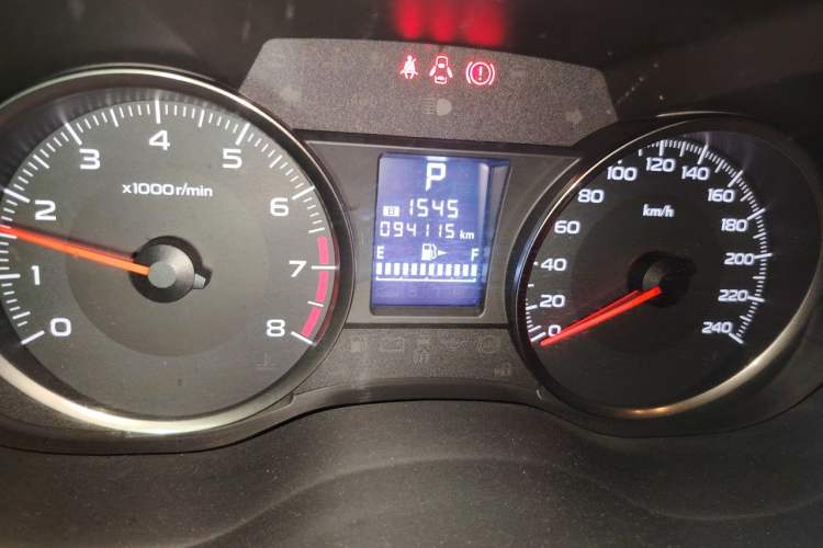 Used Subaru XV 2012 2.0i Elite Navigation Edition Odometer Close Up