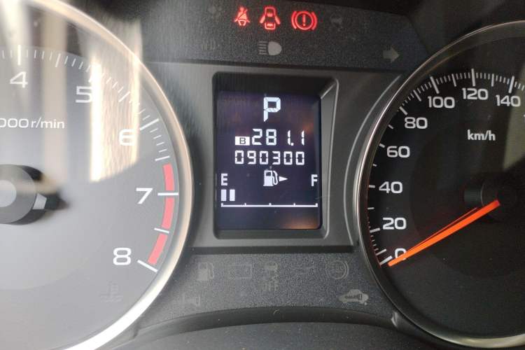 Used Subaru XV 2012 2.0i Comfort Edition Odometer Close Up