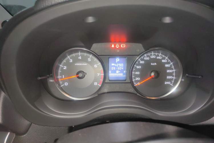 Used Subaru XV 2012 2.0i Comfort Edition Odometer Close Up