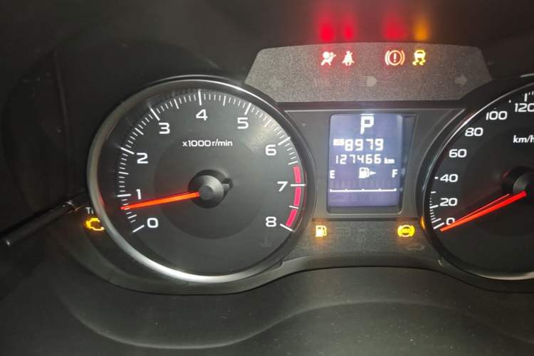 Used Subaru XV 2012 2.0i Comfort Edition Odometer Close Up
