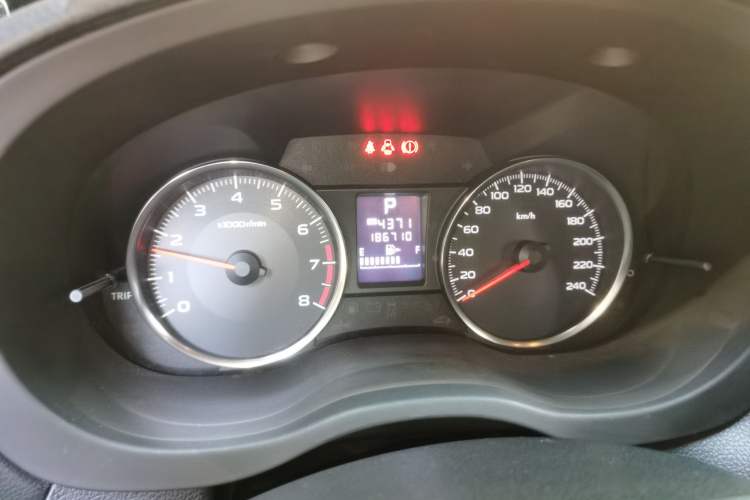 Used Subaru XV 2012 2.0i Elite Edition Odometer Close Up