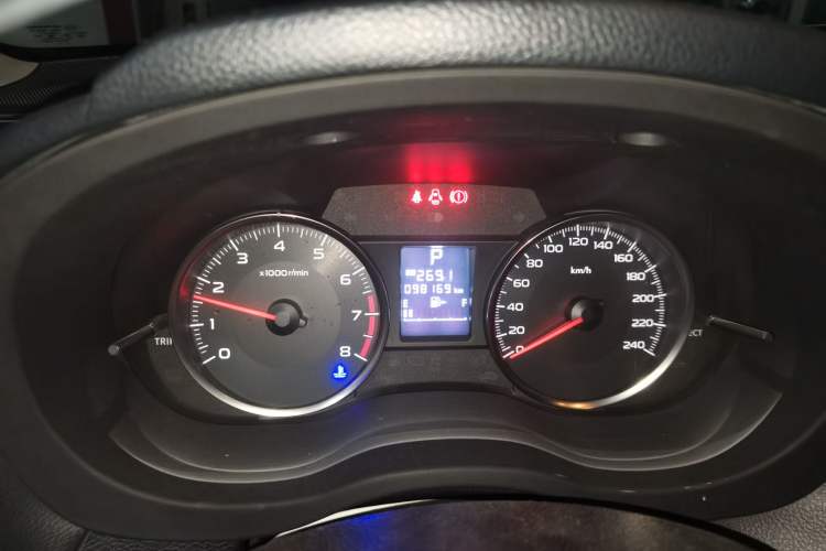 Used Subaru XV 2012 2.0i Luxury Edition Odometer Close Up