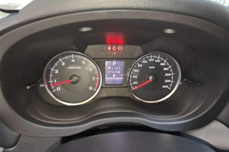 Used Subaru XV 2012 2.0i Luxury Edition Odometer Close Up