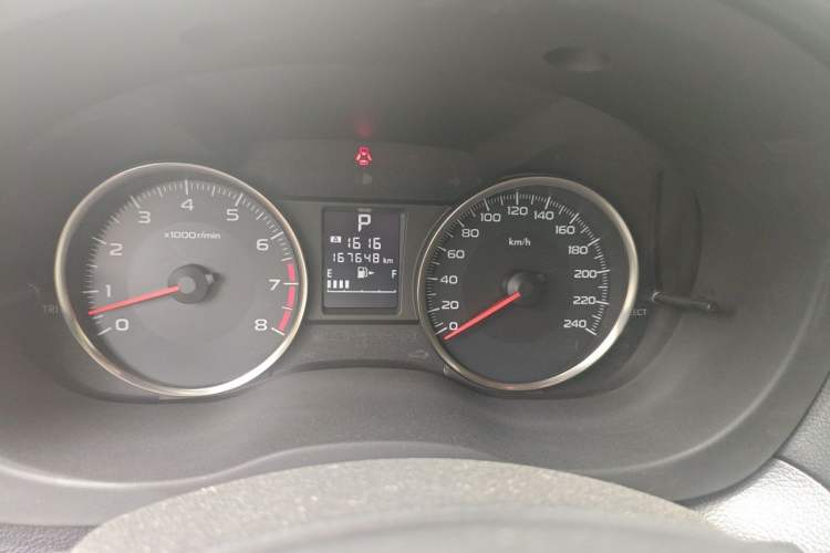 Used Subaru XV 2012 2.0i Luxury Edition Odometer Close Up