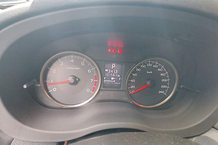 Used Subaru XV 2012 2.0i Elite Edition Odometer Close Up