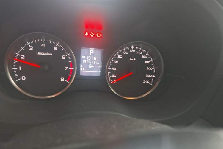 Used Subaru XV 2012 2.0i Elite Edition Odometer Close Up