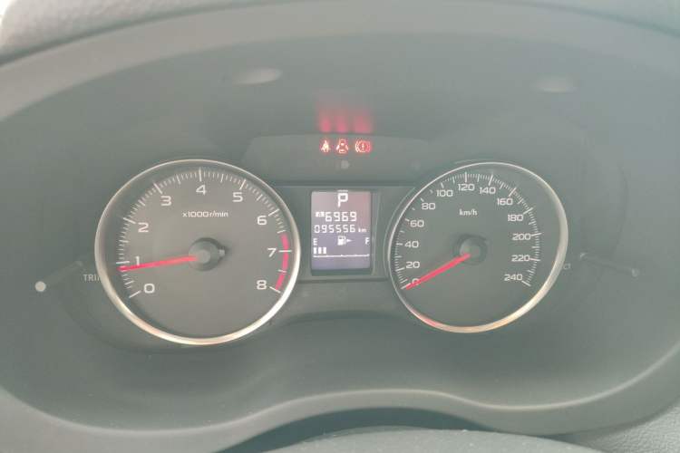 Used Subaru XV 2012 2.0i Luxury Edition Odometer Close Up