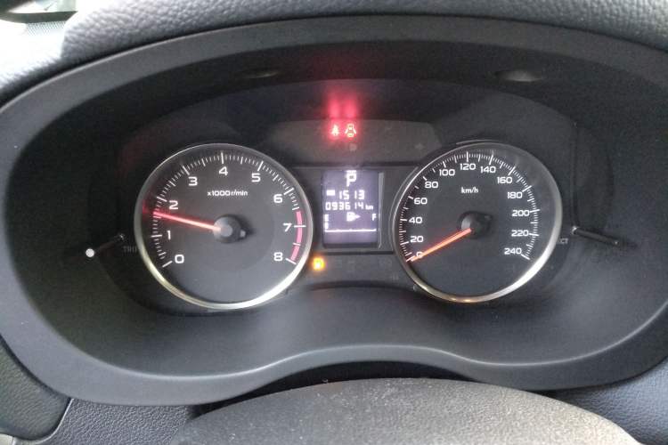 Used Subaru XV 2014 2.0i Comfort Edition Odometer Close Up