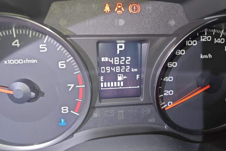 Used Subaru XV 2014 2.0i Comfort Edition Odometer Close Up
