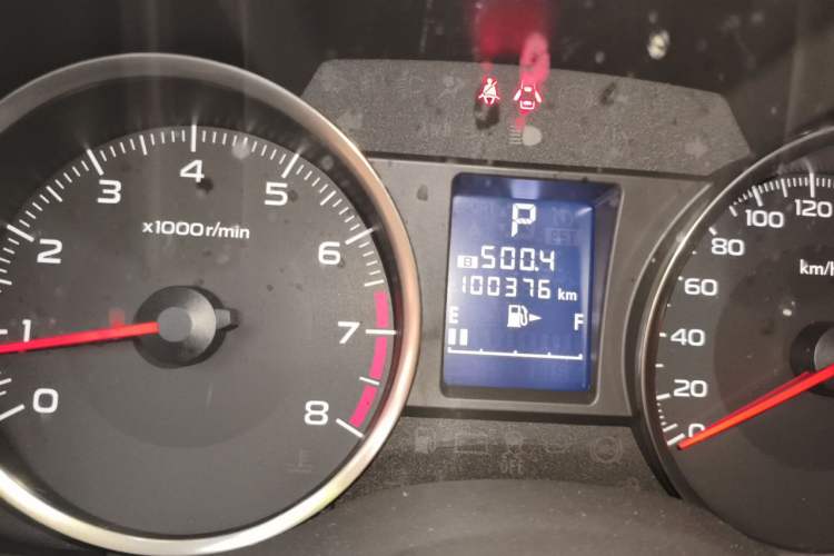Used Subaru XV 2014 2.0i Comfort Edition Odometer Close Up