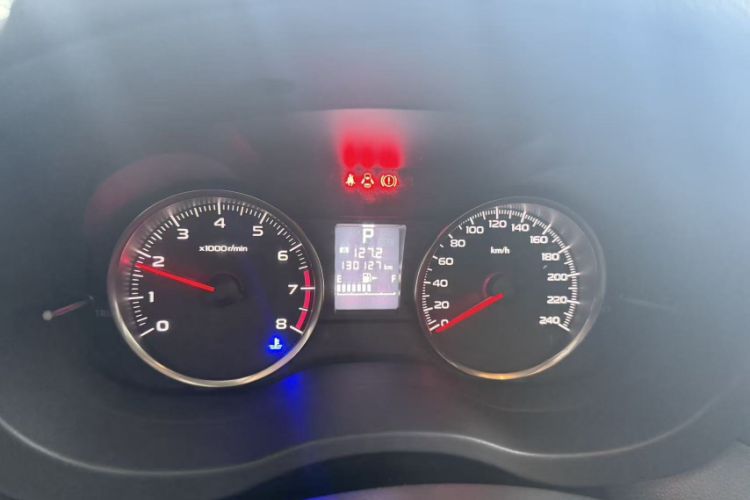 Used Subaru XV 2014 2.0i Comfort Edition Odometer Close Up