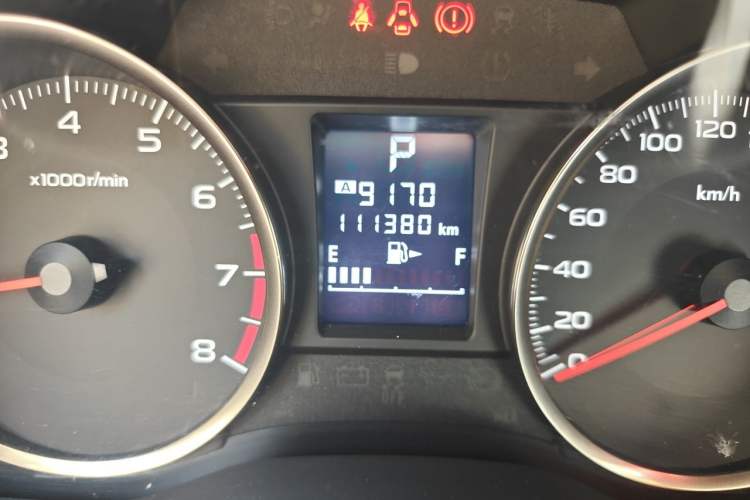 Used Subaru XV 2014 2.0i Comfort Edition Odometer Close Up