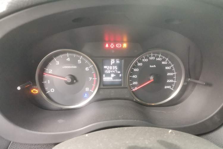 Used Subaru XV 2014 2.0i Comfort Navigation Edition Odometer Close Up