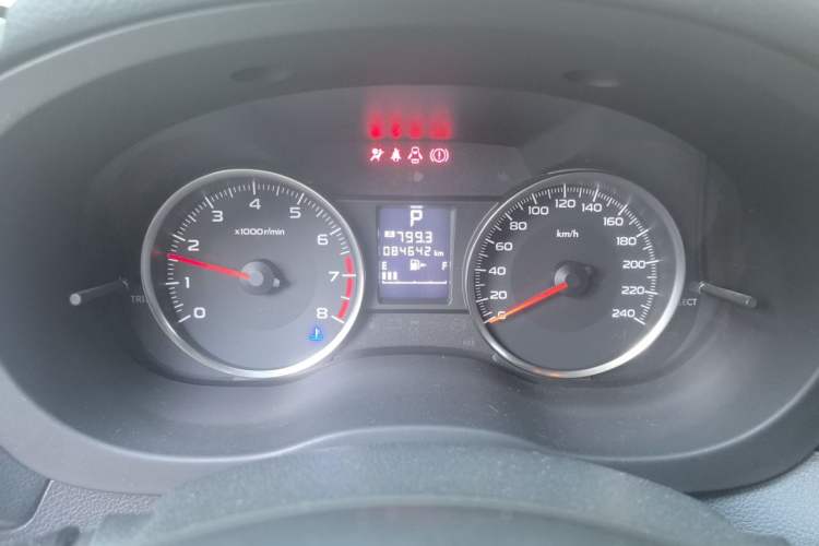 Used Subaru XV 2015 2.0i Special Edition Sport Model Odometer Close Up