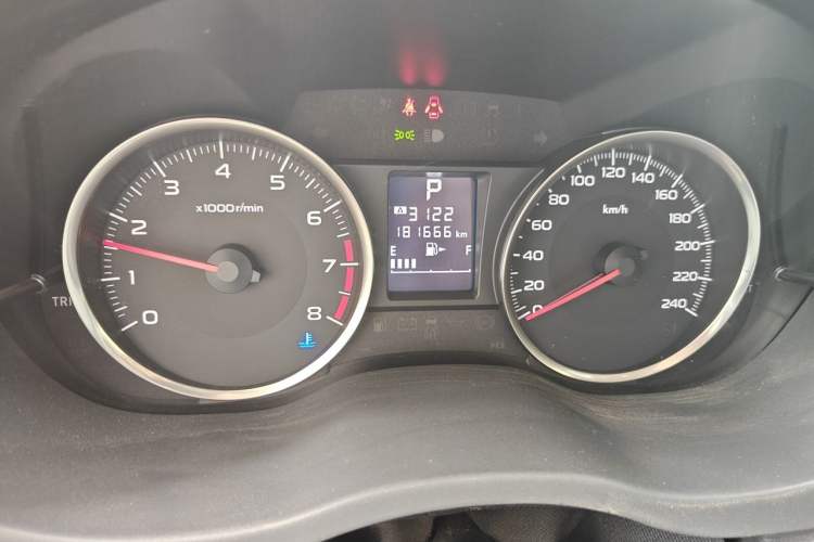 Used Subaru XV 2015 2.0i Special Edition Sport Model Odometer Close Up