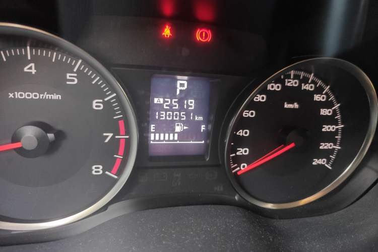Used Subaru XV 2017 2.0i Special Edition Odometer Close Up