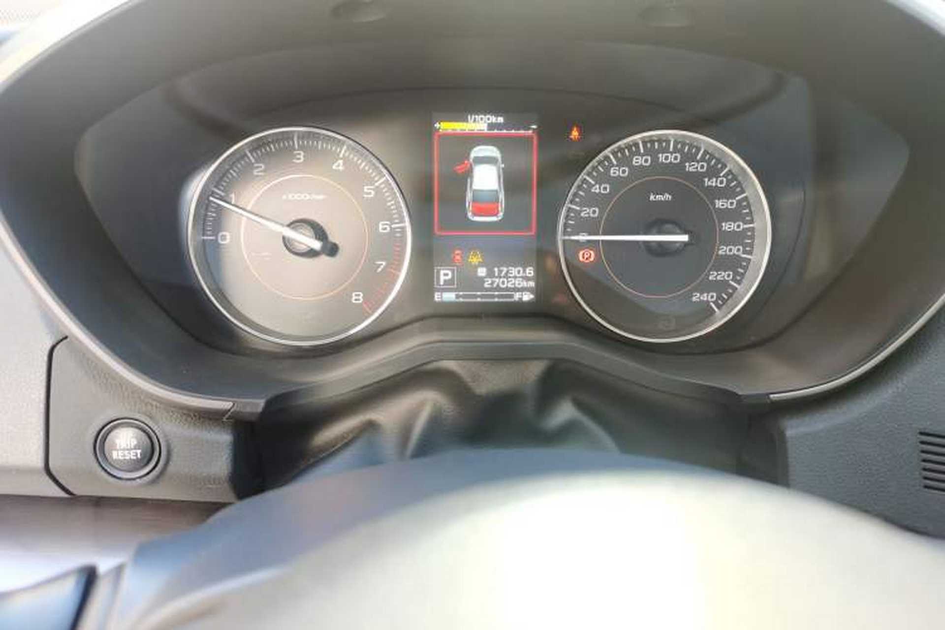 Used Subaru XV 2018 2.0i All-Wheel-Drive Prestige Edition with EyeSight Odometer Close Up