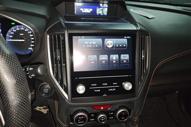 Used Subaru XV 2019 2.0i e-Boxer Flagship Edition EyeSight China V-standard Audio And AC Panel