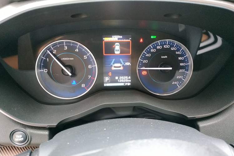 Used Subaru XV 2019 2.0i e-Boxer Flagship Edition with EyeSight China VI compliant Odometer Close Up