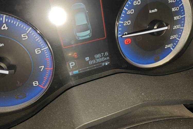 Used Subaru XV 2019 2.0i e-Boxer Flagship Edition EyeSight China V-standard Odometer Close Up