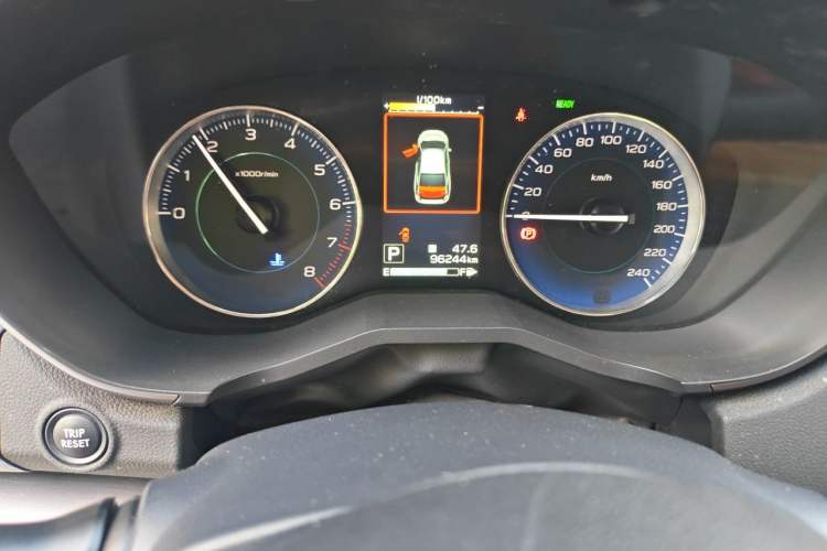 Used Subaru XV 2019 2.0i Smart Engine Prestige Edition with EyeSight China V Standard Odometer Close Up