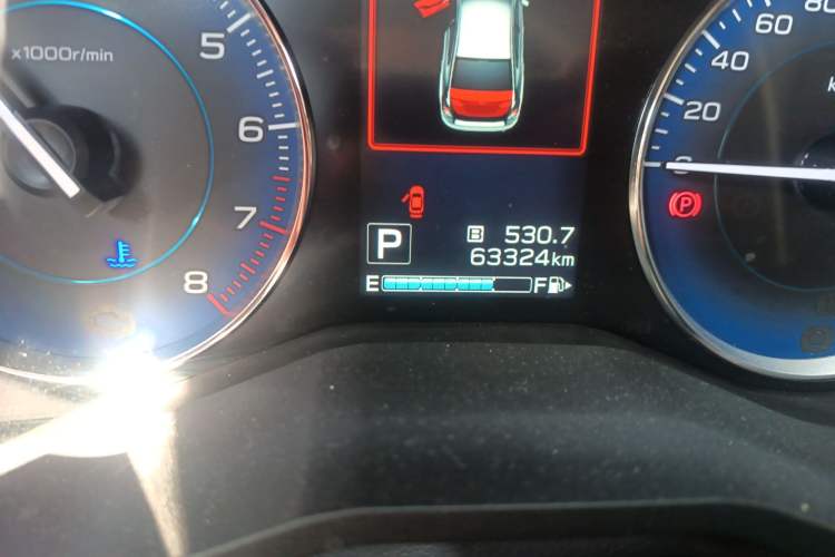Used Subaru XV 2019 2.0i e-Boxer Flagship Edition EyeSight China V-standard Odometer Close Up