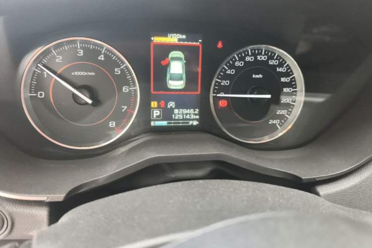 Used Subaru XV 2019 2.0i All-Wheel-Drive Luxury Edition with EyeSight China V Standard Odometer Close Up