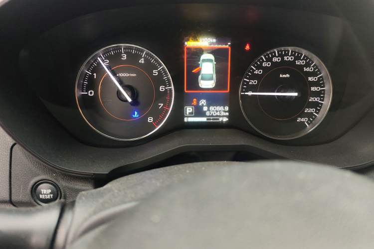 Used Subaru XV 2019 2.0i All-Wheel-Drive Luxury Edition with EyeSight China V Standard Odometer Close Up