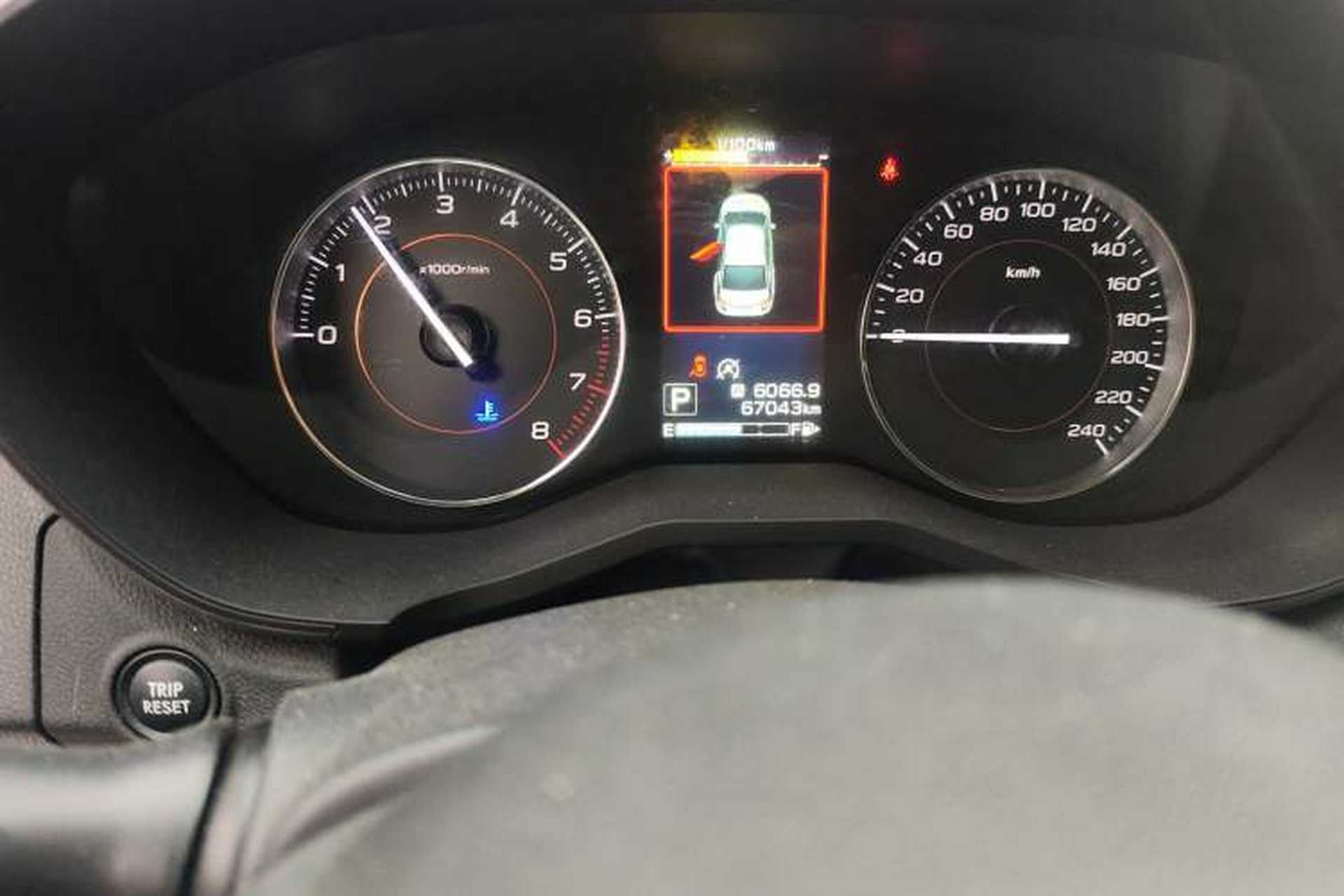 Used Subaru XV 2019 2.0i All-Wheel-Drive Luxury Edition with EyeSight China V Standard Odometer Close Up