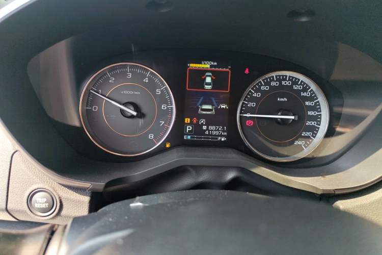 Used Subaru XV 2019 2.0i All-Wheel-Drive Luxury Edition with EyeSight China V Standard Odometer Close Up