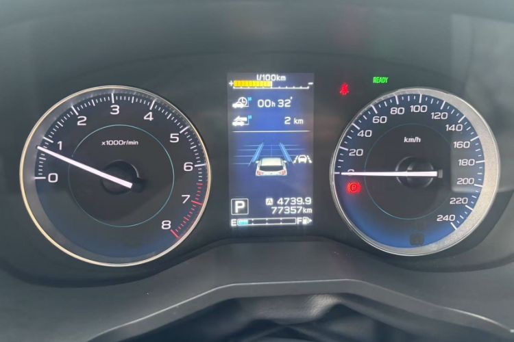 Used Subaru XV 2019 2.0i e-Boxer Flagship Edition EyeSight China V-standard Odometer Close Up