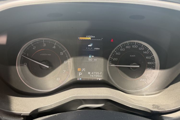 Used Subaru XV 2019 2.0i All-Wheel-Drive Luxury Edition EyeSight China VI Odometer Close Up