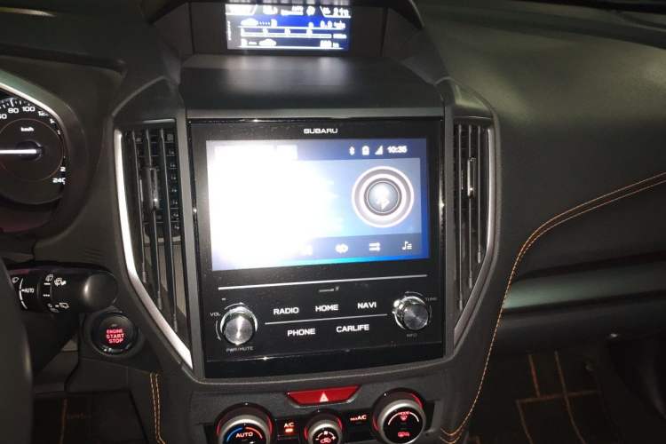 Used Subaru XV 2020 2.0i All-Wheel-Drive Luxury Edition Audio And AC Panel