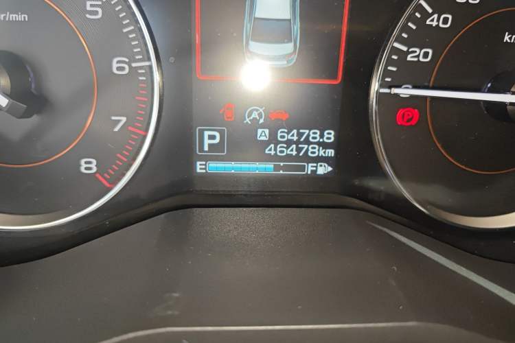 Used Subaru XV 2020 Revised Version 2.0i All-Wheel-Drive Luxury Edition with EyeSight Odometer Close Up